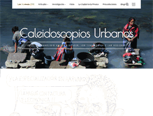 Tablet Screenshot of caleidoscopiosurbanos.com